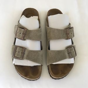 BIRKENSTOCK Arizona Soft Footbed Suede Sandal